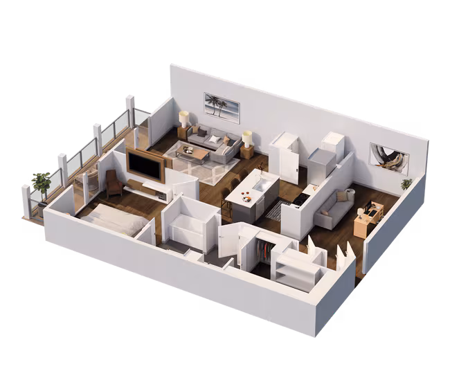 Unit 04302 04302 floor plan
